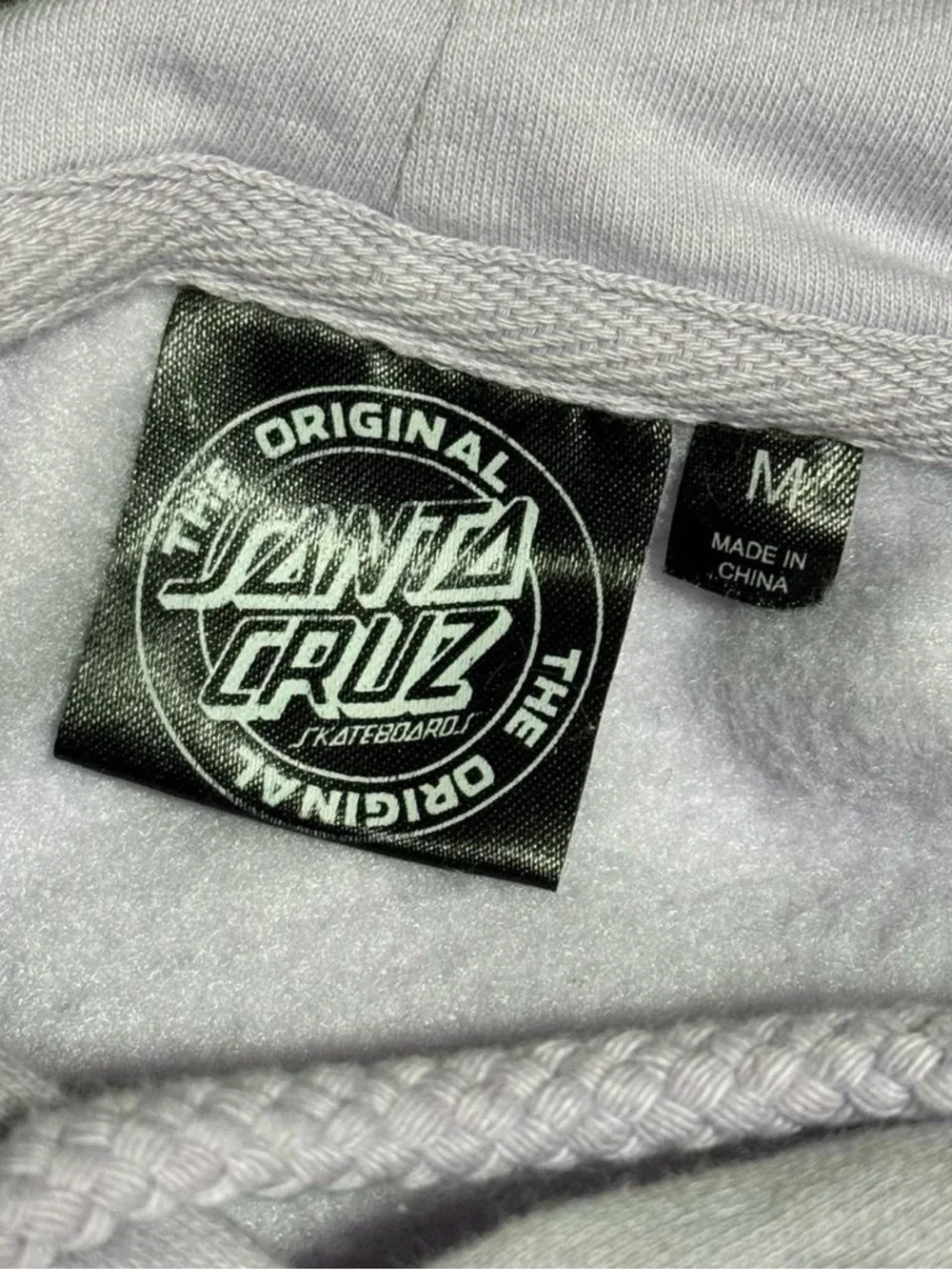 Santa Cruz Purple Hoodie Medium Skate Graphic Logo Pullover Streetwear Skater - Picture 5 of 6